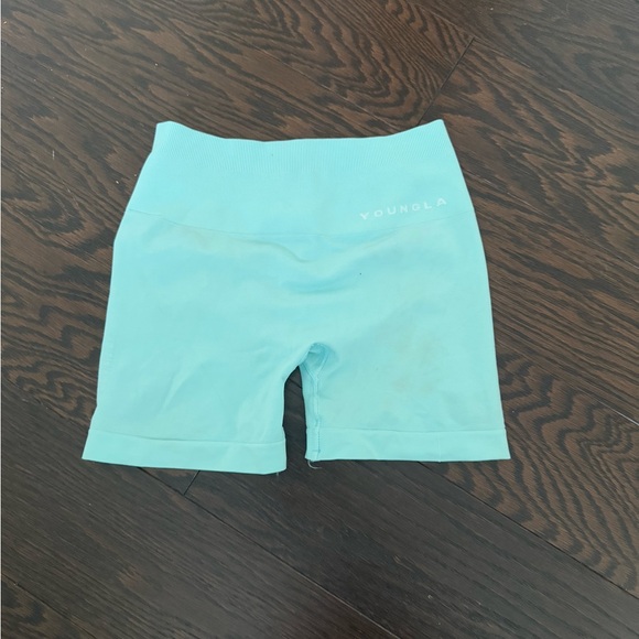 YoungLA Pants - YoungLA Women's Aqua Shorts